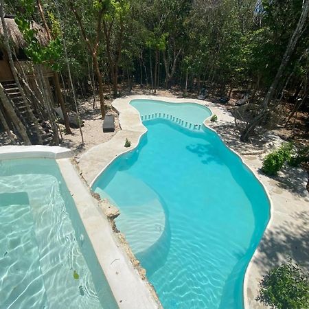 Aldea Maya-Ha Cabanas Con Cenotes Puerto Morelos Exteriér fotografie