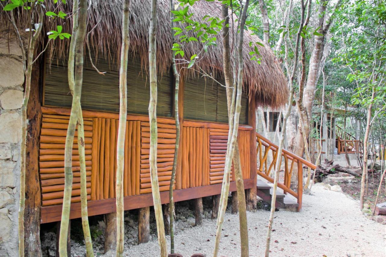 Aldea Maya-Ha Cabanas Con Cenotes Puerto Morelos Exteriér fotografie