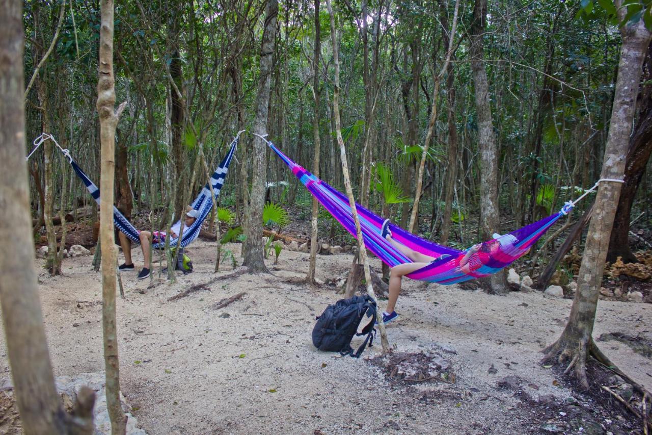 Aldea Maya-Ha Cabanas Con Cenotes Puerto Morelos Exteriér fotografie