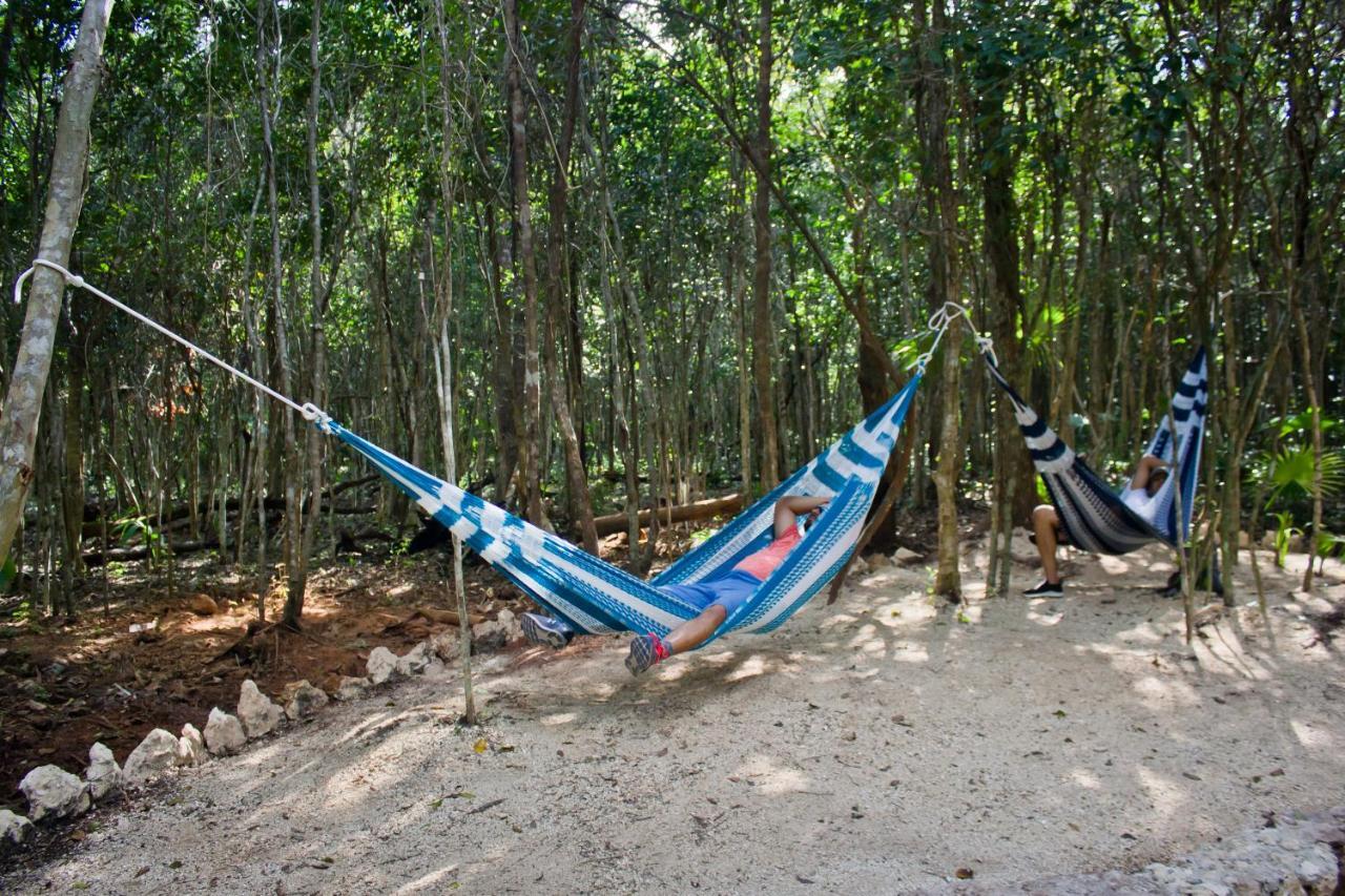 Aldea Maya-Ha Cabanas Con Cenotes Puerto Morelos Exteriér fotografie